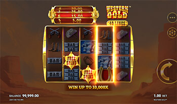 Western gold spelautomater