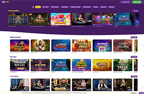 Jalla casino skärmdump