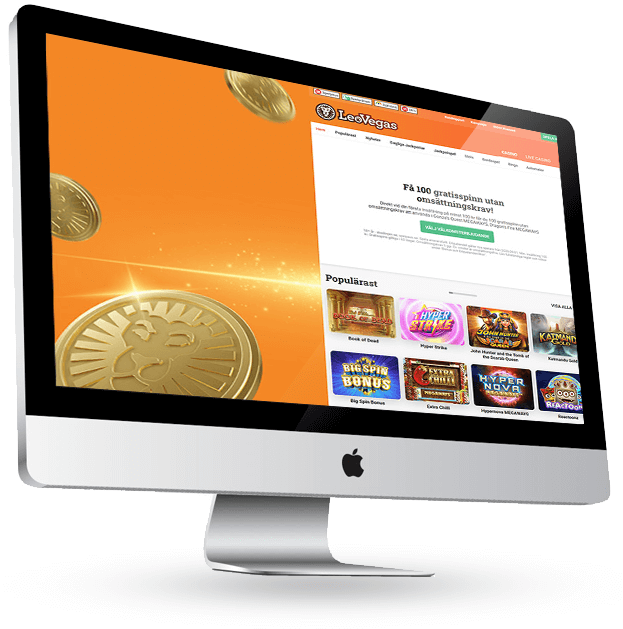 Leovegas Casino skärmdump