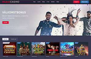 Maria casino skärmdump