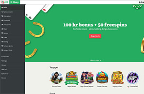 PAF casino skärmdump